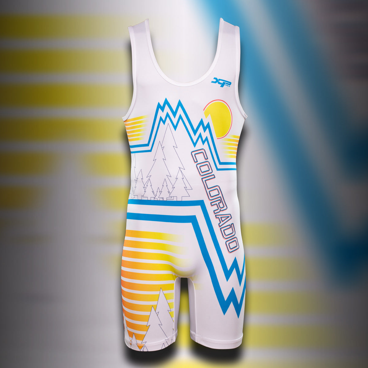 Retro Colorado Singlet - White Xtreme Pro Apparel