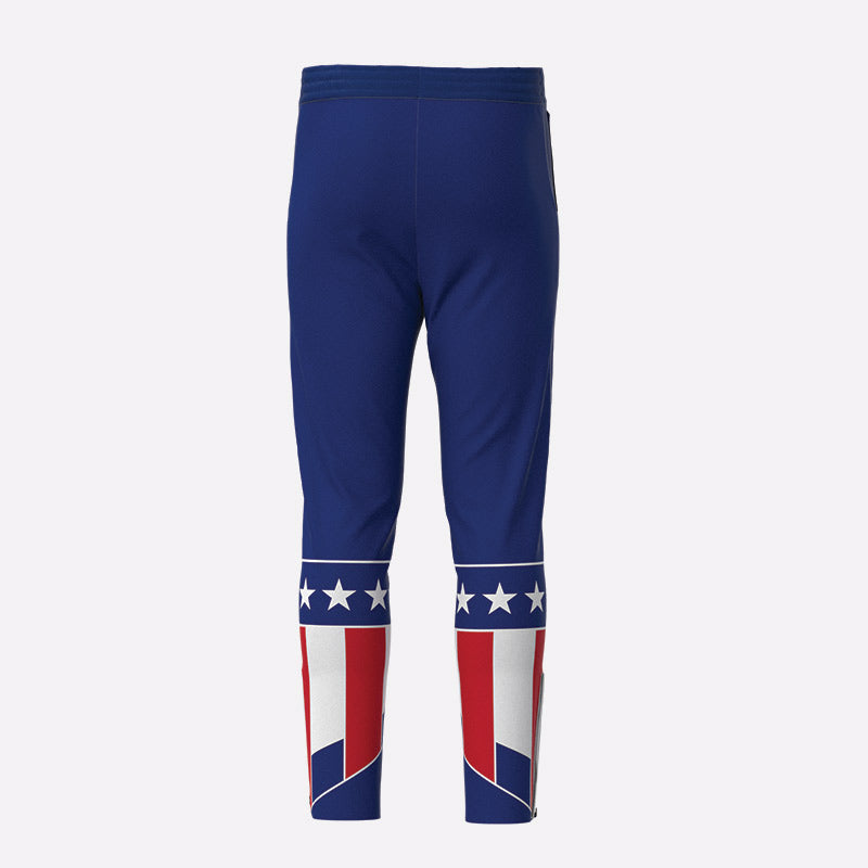 Ben Peterson Olympic Gold Medal 72' Fully Sublimated Sweatpants w- Pockets & Side Zippers Xtreme Pro Apparel