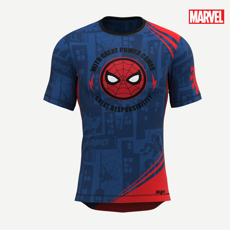 Responsibility Spiderman Compression Tee Shirt – Xtreme Pro Apparel