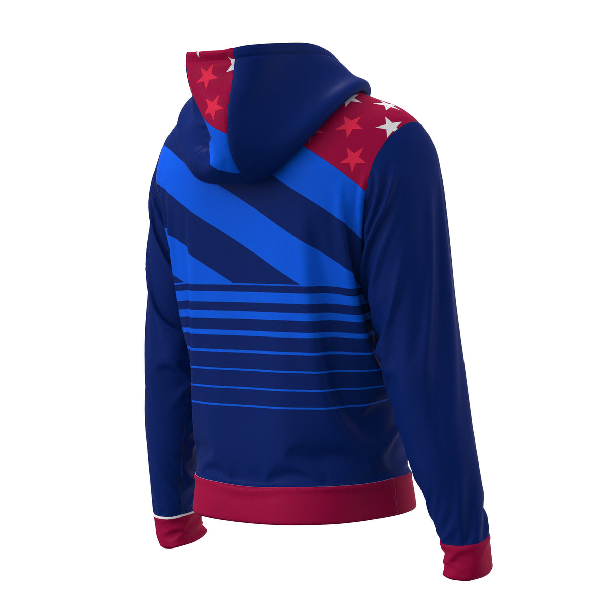 Olympic Championship Fully Sublimated Hoodie in Blue