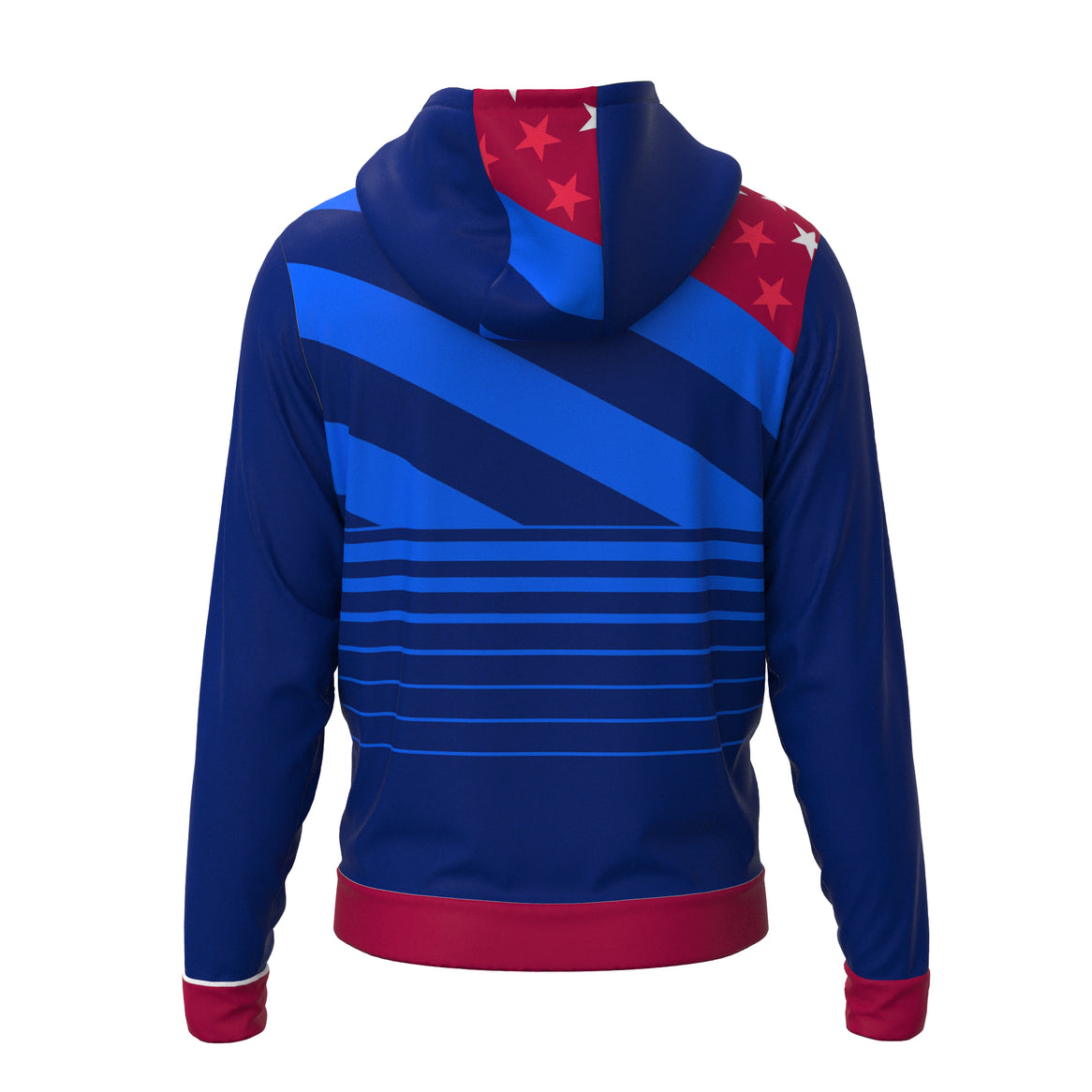 Olympic Championship Fully Sublimated Hoodie in Blue