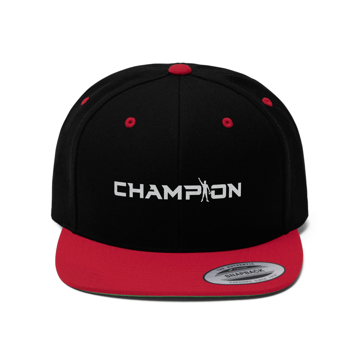 Champion Wrestling Unisex Flat Bill Hat