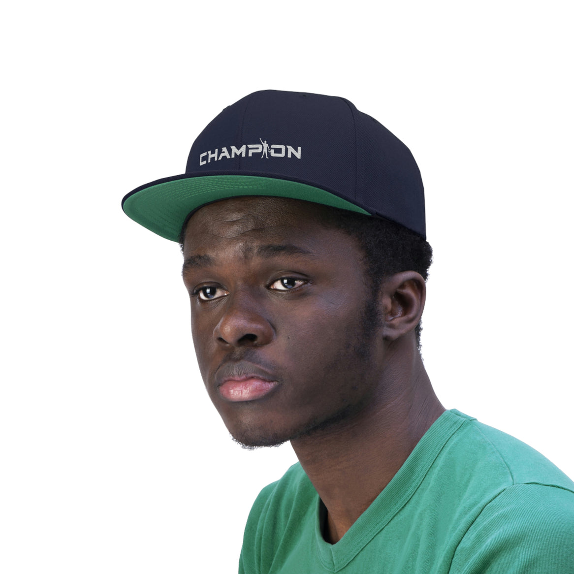 Champion Wrestling Unisex Flat Bill Hat