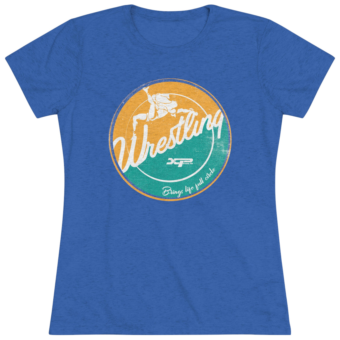 Wrestling Brings Life Full Circle Women's Triblend Tee by XPA Gear