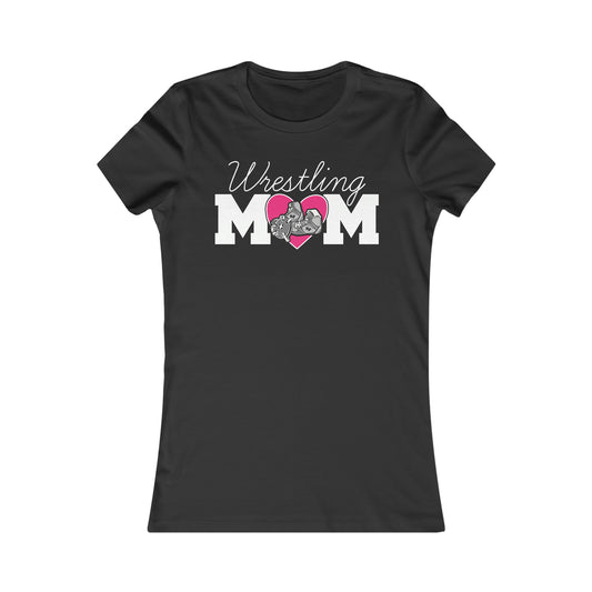 Women's Favorite "Wrestling Mom" Super Soft Tee by XPA Gear