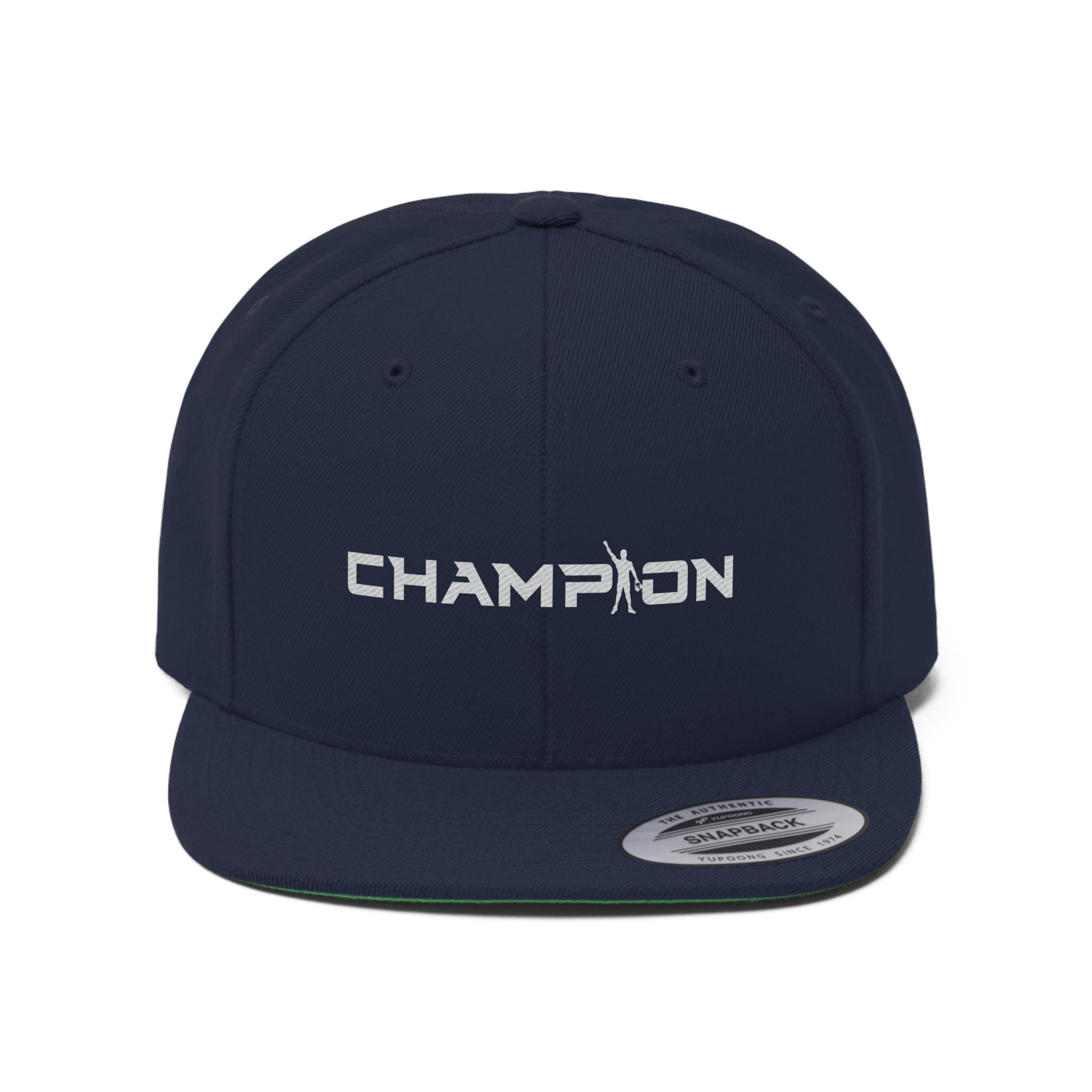 Champion Wrestling Unisex Flat Bill Hat