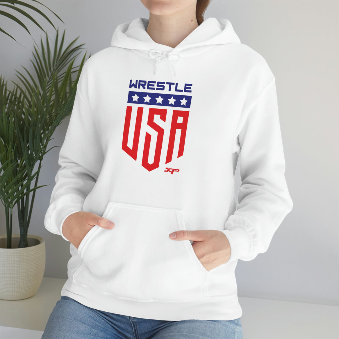 Custom Wrestle USA Hoodie by XPA Gear