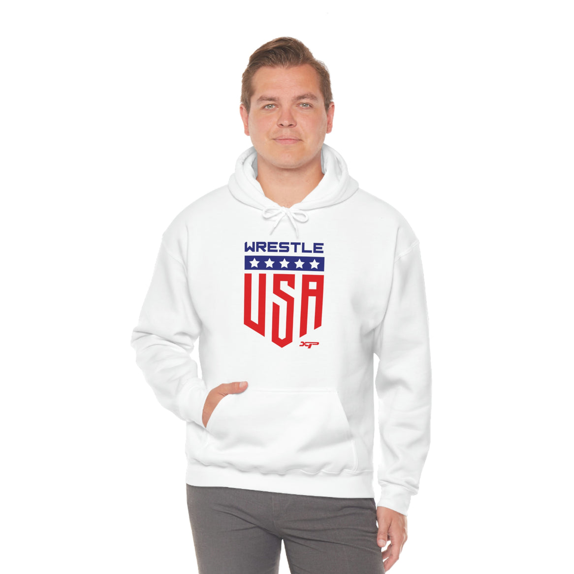 Custom Wrestle USA Hoodie by XPA Gear