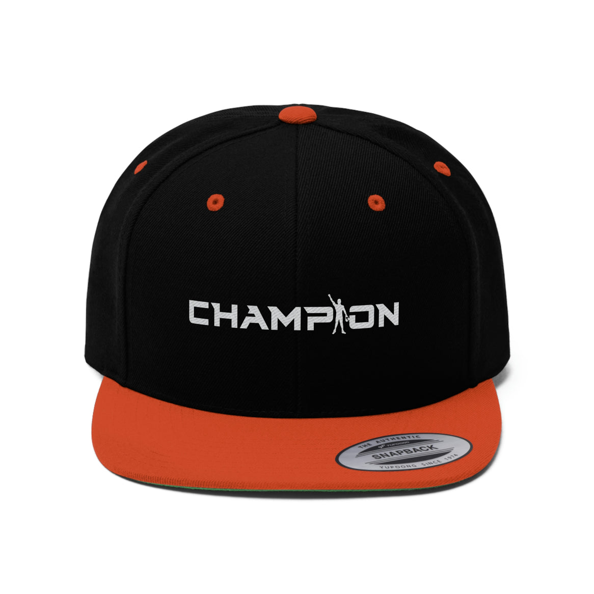 Champion Wrestling Unisex Flat Bill Hat