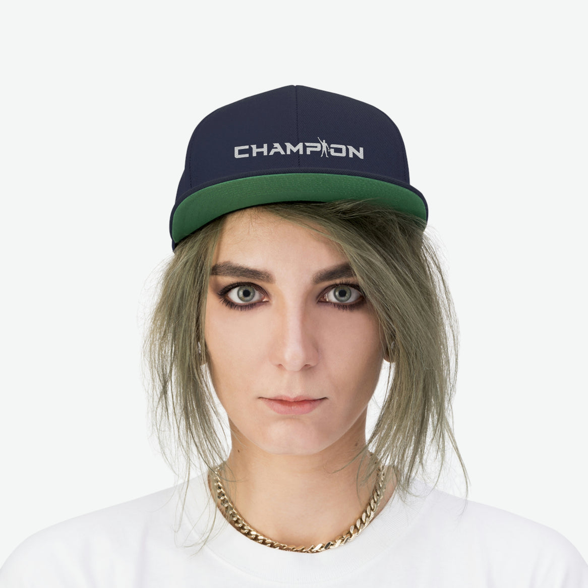 Champion Wrestling Unisex Flat Bill Hat