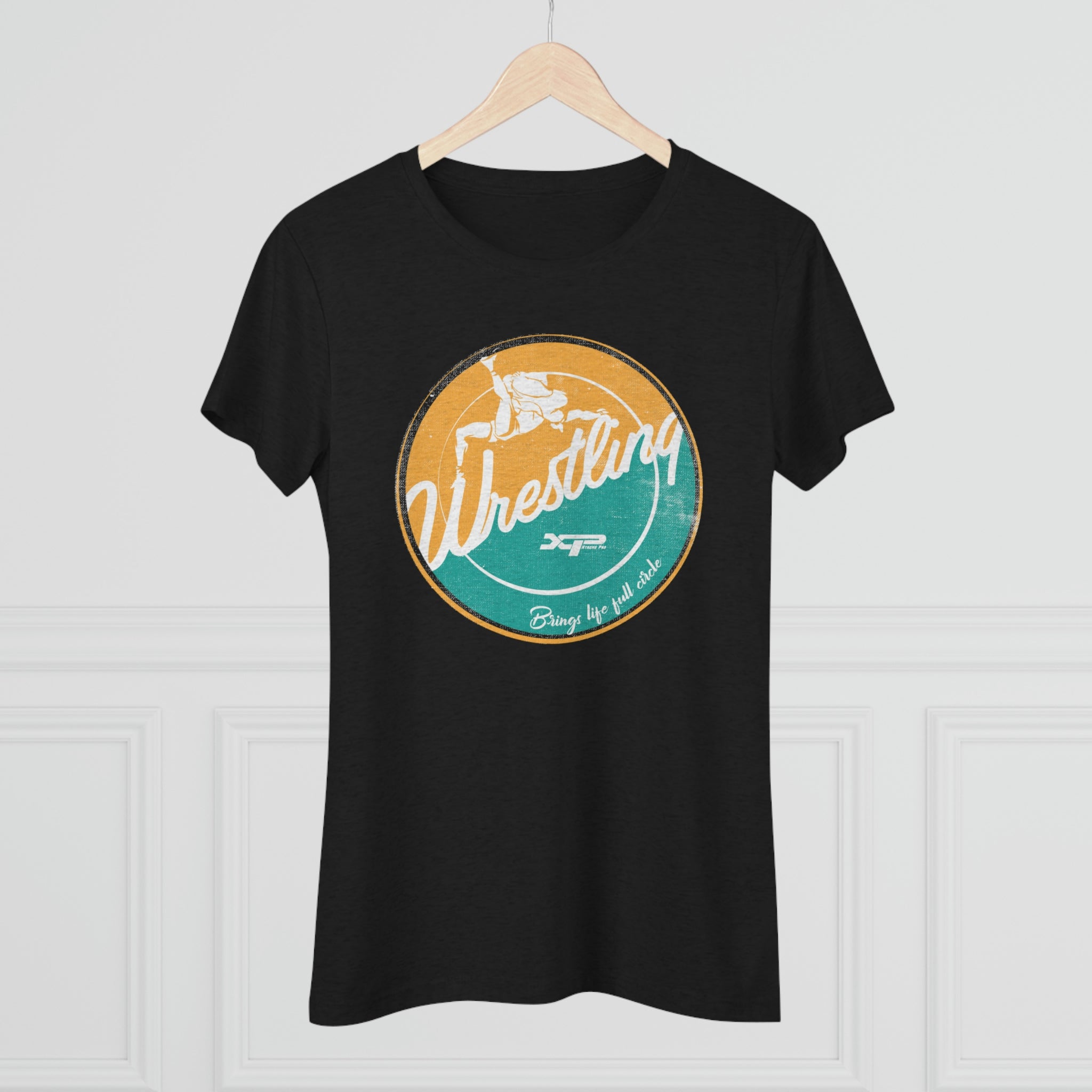 Wrestling Brings Life Full Circle Women's Triblend Tee by XPA Gear