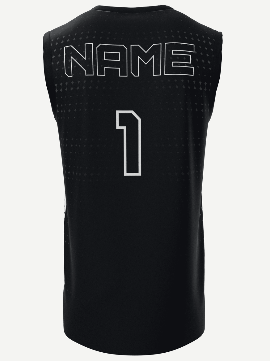 Halftone Speed Jersey in black and white Xtreme Pro Apparel