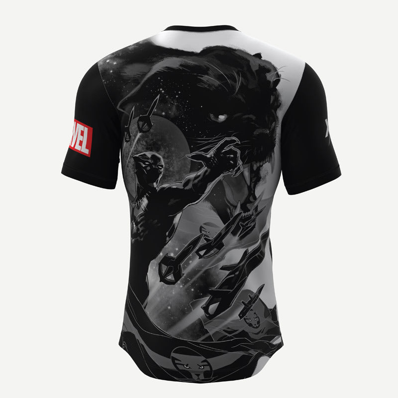 Black Panther Wakanda Compression Tee Xtreme Pro Apparel