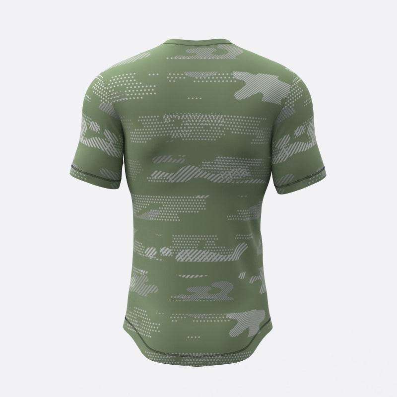 Geo Cam Compression Tee In Mint Xtreme Pro Apparel