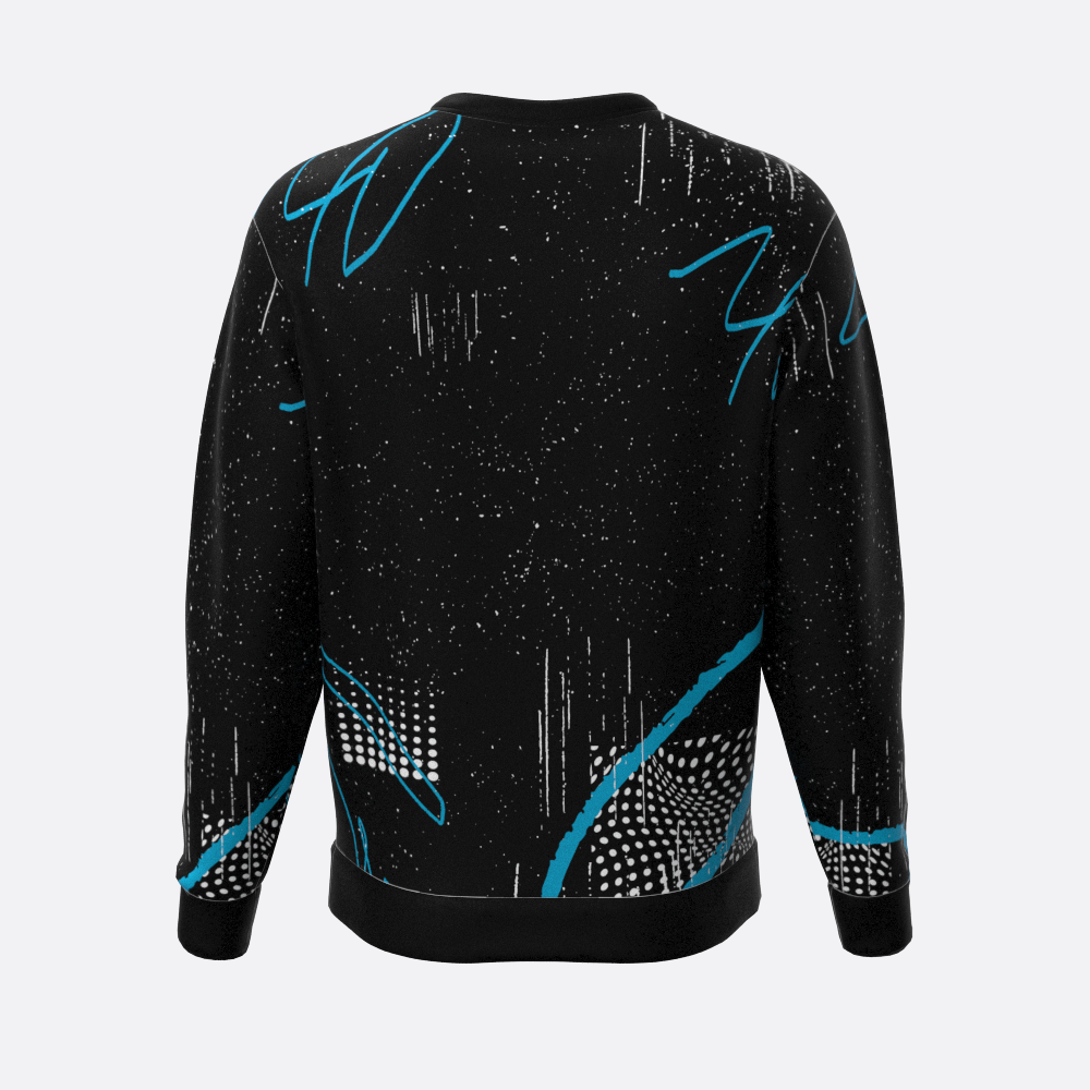 Glitch Fully Sublimated Crewneck Sweatshirt