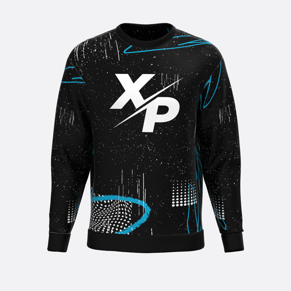 Glitch Fully Sublimated Crewneck Sweatshirt