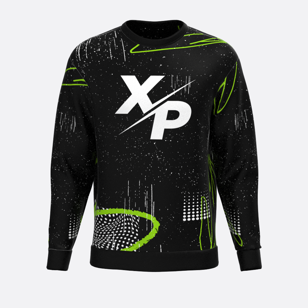 Glitch Fully Sublimated Crewneck Sweatshirt