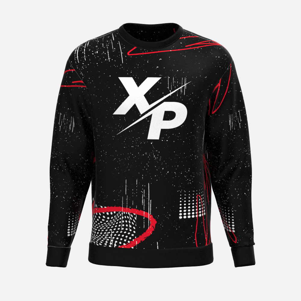 Glitch Fully Sublimated Crewneck Sweatshirt