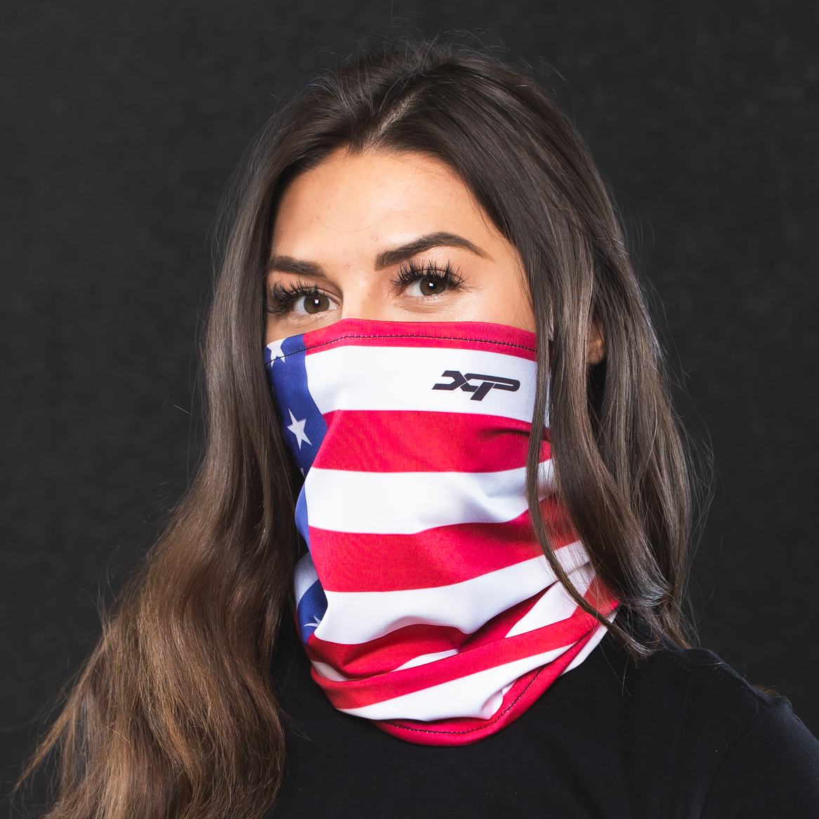 Sublimated Antimicrobial Neck Gaiter in USA Xtreme Pro Apparel