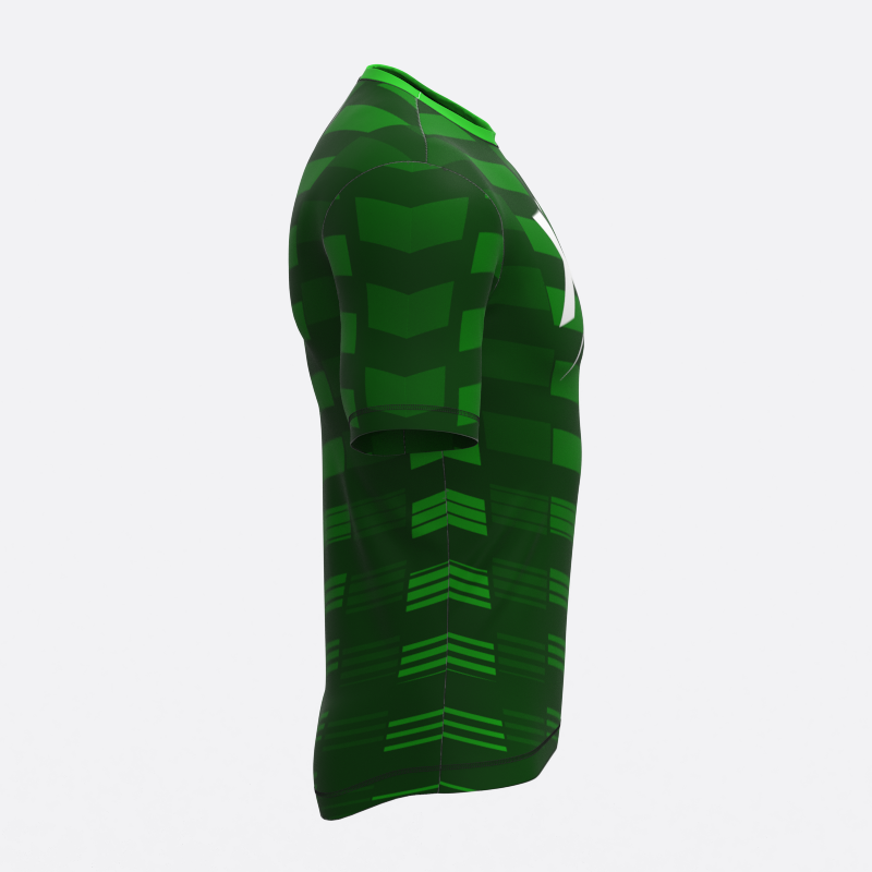 Machine Fully Sublimated Compression Tee in Green Xtreme Pro Apparel