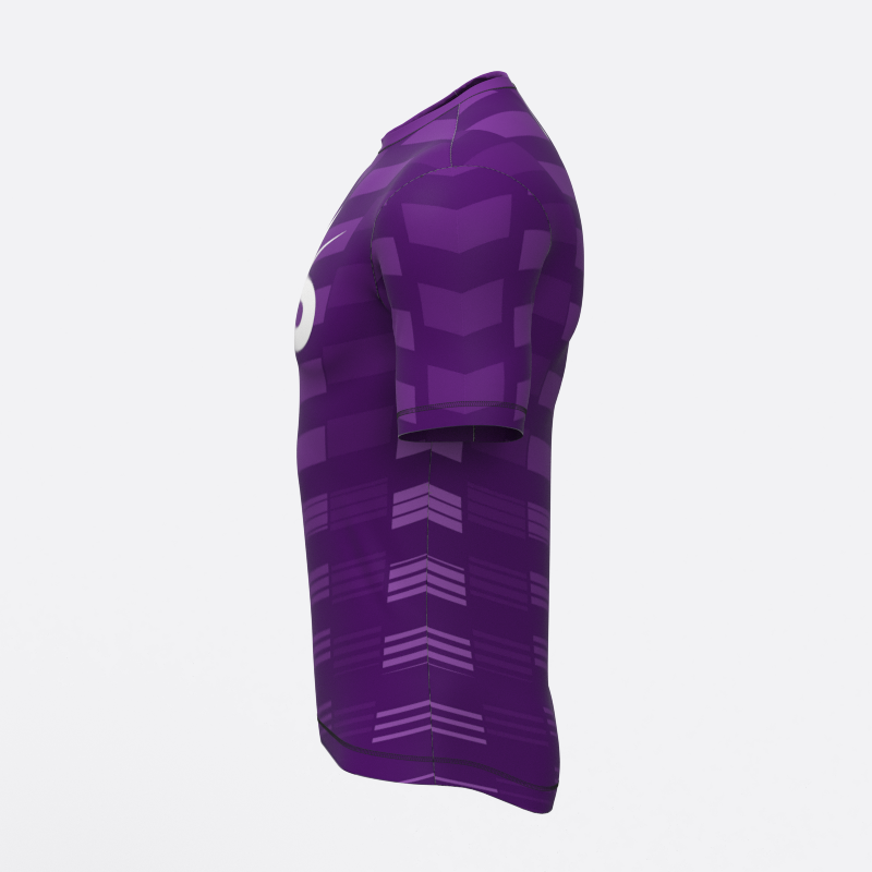 Machine Fully Sublimated Compression Tee in Purple Xtreme Pro Apparel