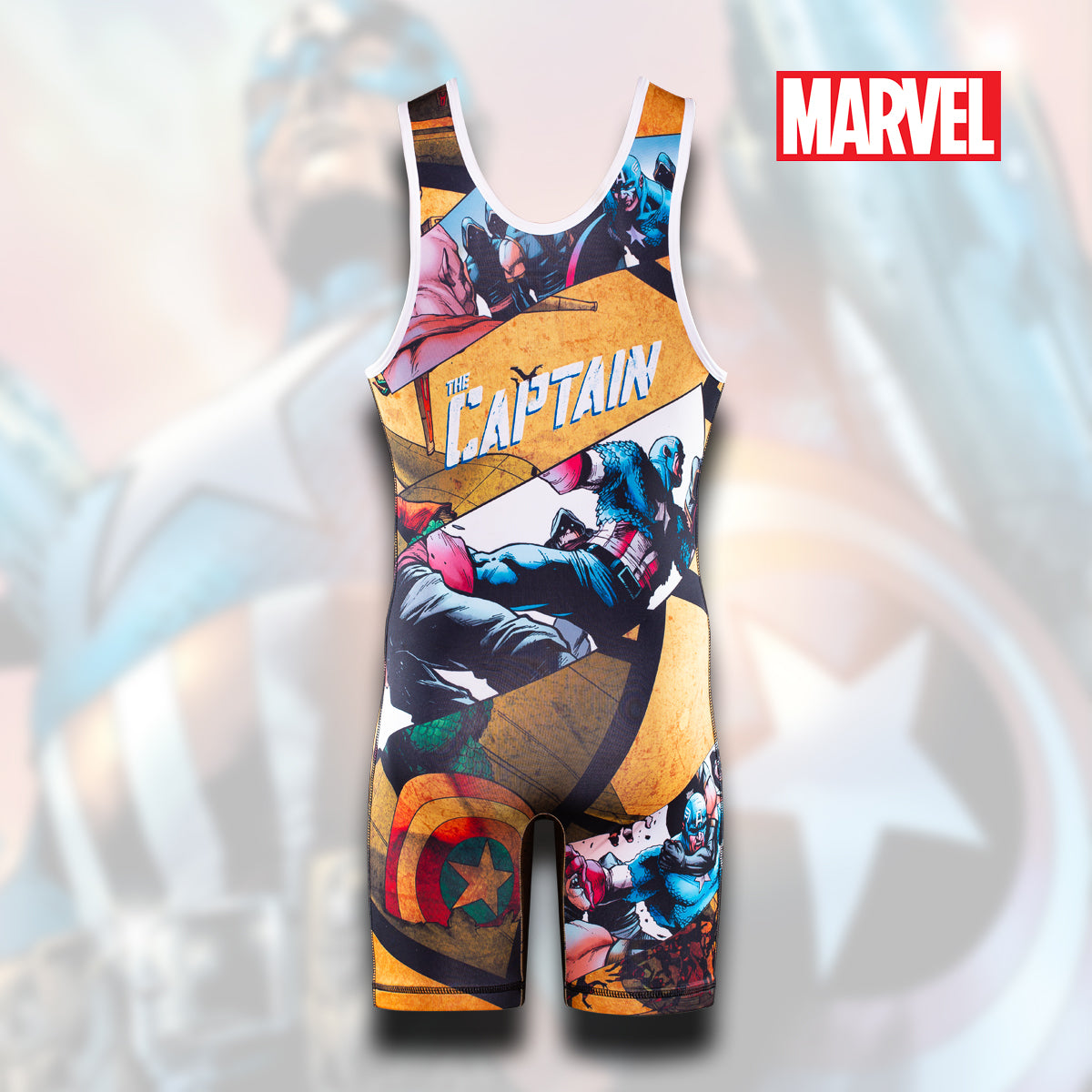 Captain America "The Captain" Singlet Xtreme Pro Apparel
