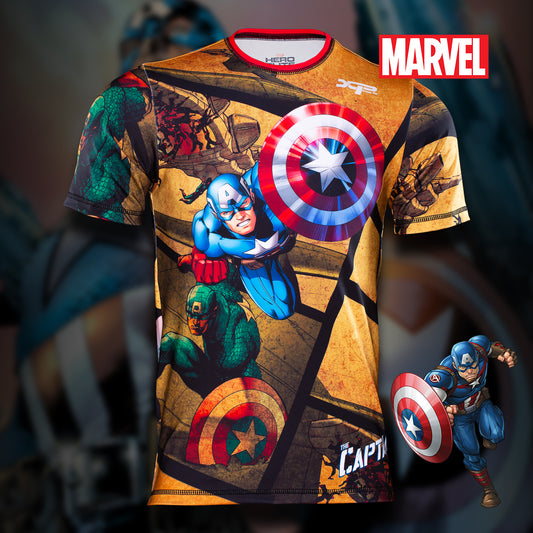 Captain America "The Captain" Compression Shirt Xtreme Pro Apparel