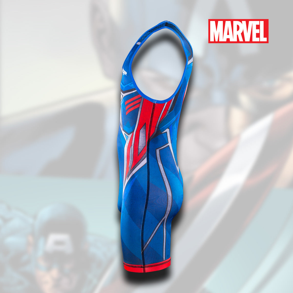 Captain America "Suit" Singlet Xtreme Pro Apparel