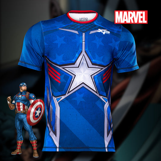 Captain America "Suit" Compression Shirt Xtreme Pro Apparel