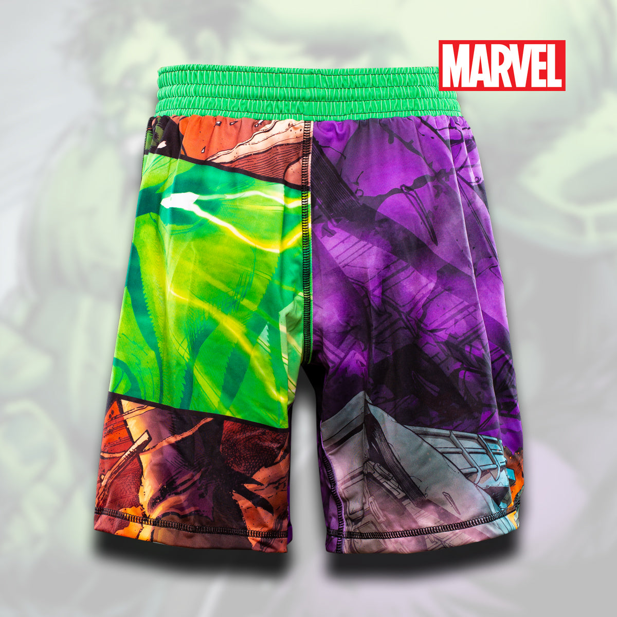 The Incredible Hulk "Rage" Fight Shorts Xtreme Pro Apparel