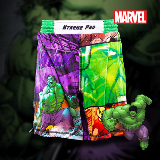 The Incredible Hulk "Rage" Fight Shorts Xtreme Pro Apparel