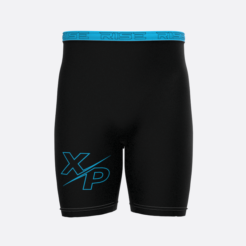 Rise Compression Shorts in Blue Xtreme Pro Apparel