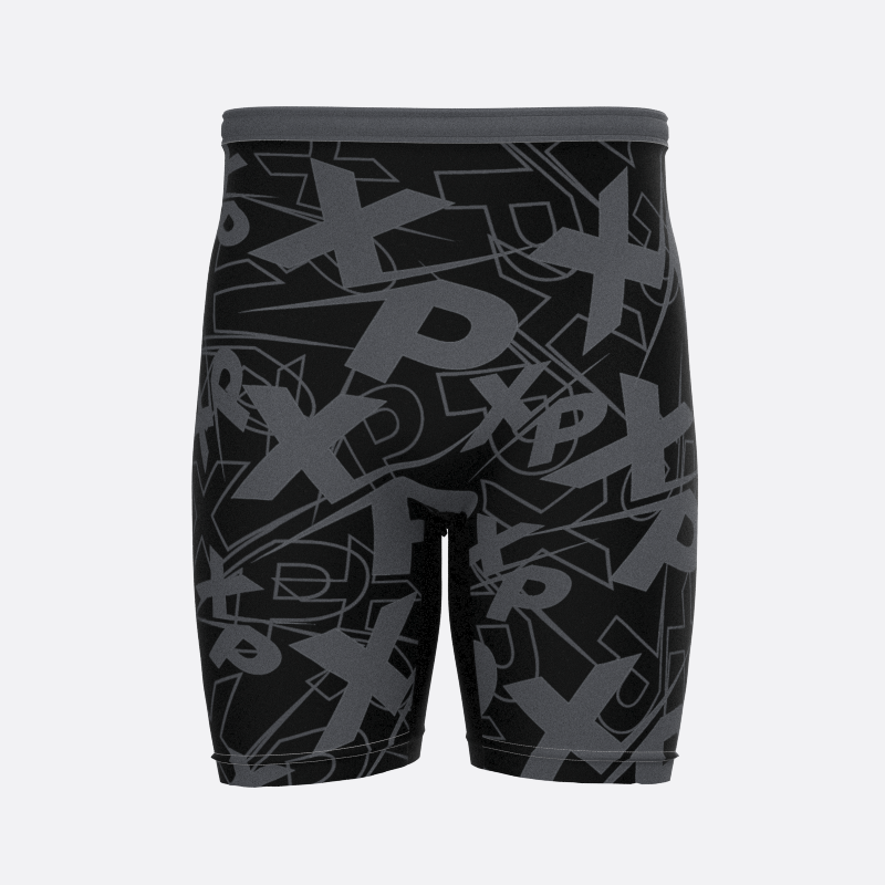Trademark Compression Shorts in Gray Xtreme Pro Apparel
