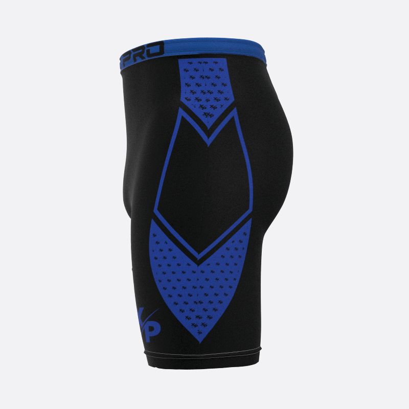 Warrior Compression Shorts in Blue Xtreme Pro Apparel