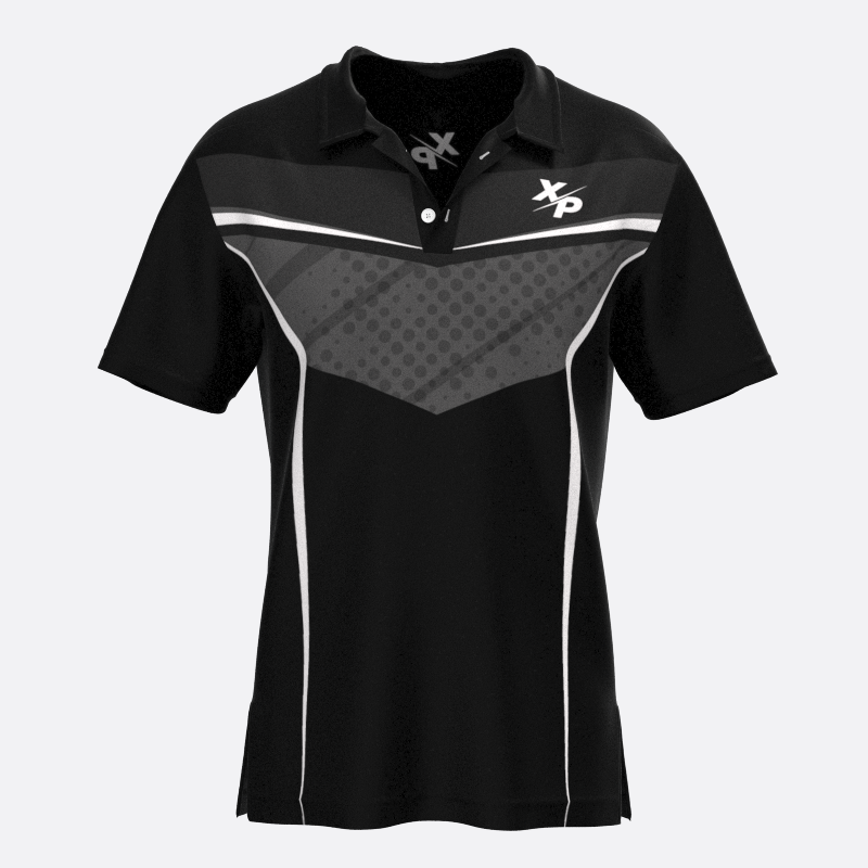 Captain Fully Sublimated Polo in Grey Xtreme Pro Apparel