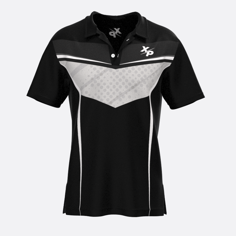 Captain Fully Sublimated Polo in White Xtreme Pro Apparel