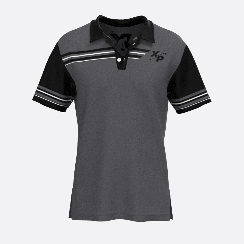 Classic Fully Sublimated Polo in Gray Xtreme Pro Apparel