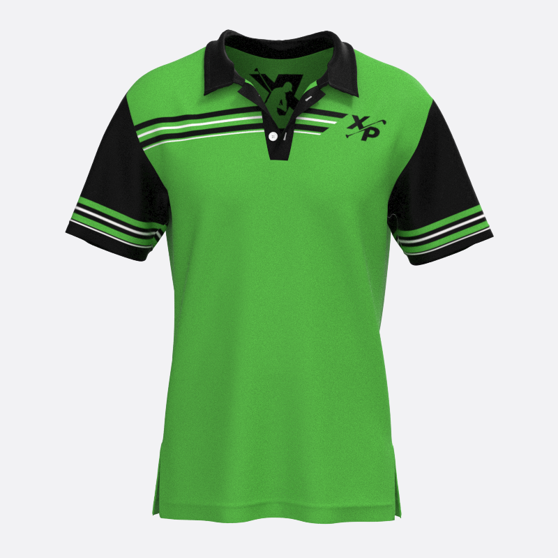 Classic Fully Sublimated Polo in Green Xtreme Pro Apparel