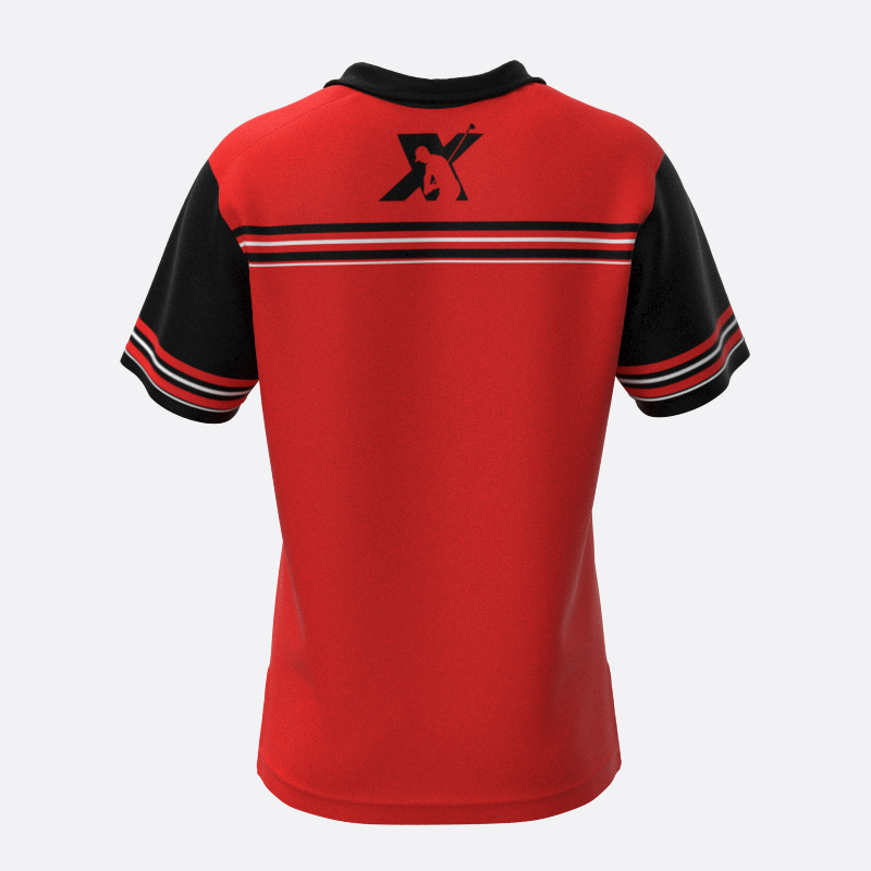 Classic Fully Sublimated Polo in Red Xtreme Pro Apparel