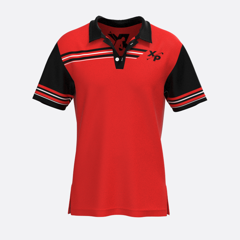 Classic Fully Sublimated Polo in Red Xtreme Pro Apparel