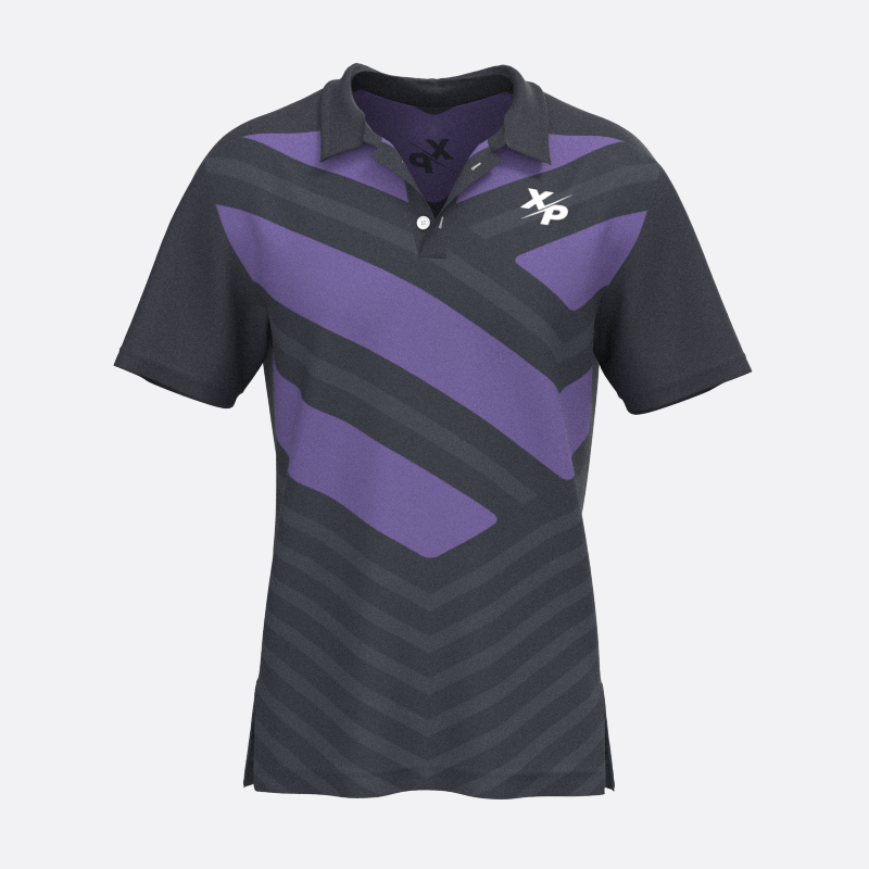 Copy of Long Shot Fully Sublimated Polo in Light Purple Xtreme Pro Apparel