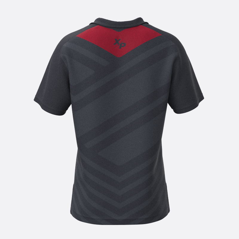 Long Shot Fully Sublimated Polo in Red Xtreme Pro Apparel