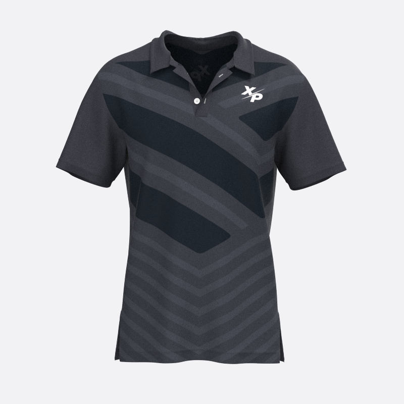 Long Shot Fully Sublimated Polo in Slate Xtreme Pro Apparel