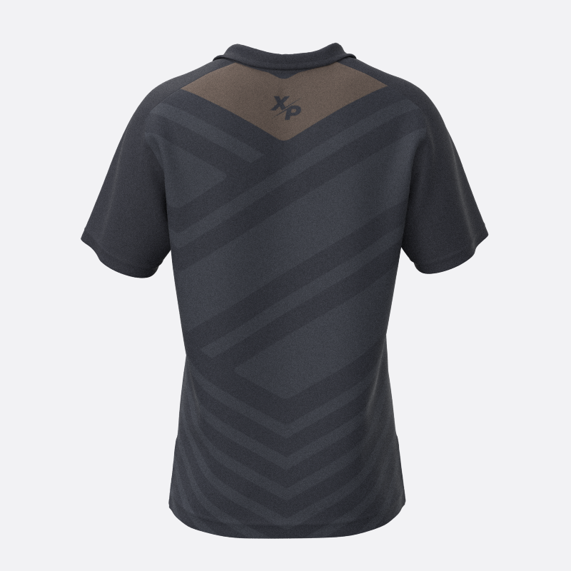 Long Shot Fully Sublimated Polo in Warm Grey Xtreme Pro Apparel