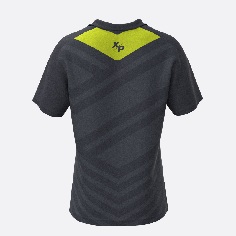 Long Shot Fully Sublimated Polo in Yellow Xtreme Pro Apparel