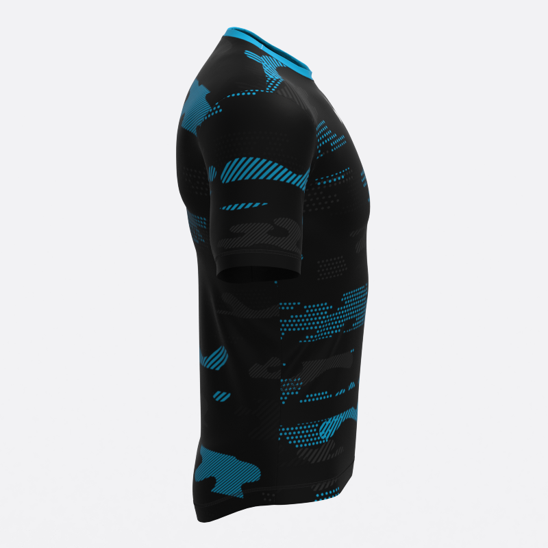 Neon Midnight Camo Compression Tee In Blue Xtreme Pro Apparel