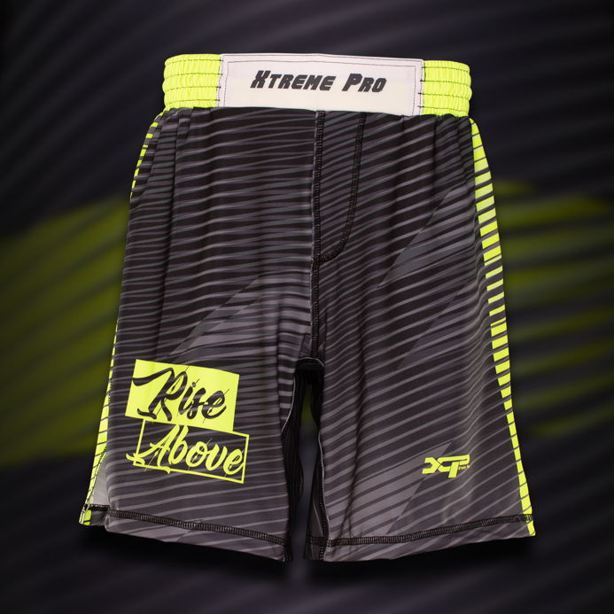 Carbon Neon Yellow Sport Shorts Xtreme Pro Apparel