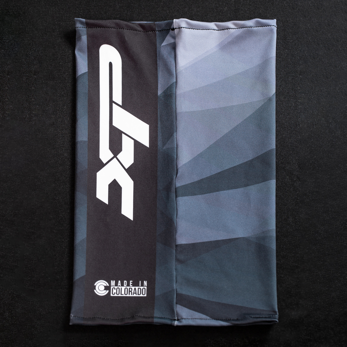 Sublimated Antimicrobial Neck Gaiter in Black Xtreme Pro Apparel