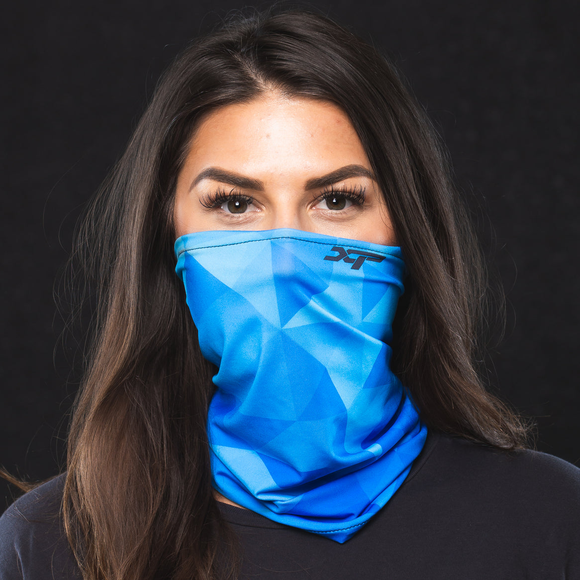 Sublimated Antimicrobial Neck Gaiter in Blue Xtreme Pro Apparel