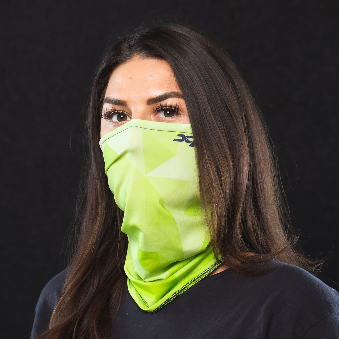 Sublimated Antimicrobial Neck Gaiter in Green Xtreme Pro Apparel